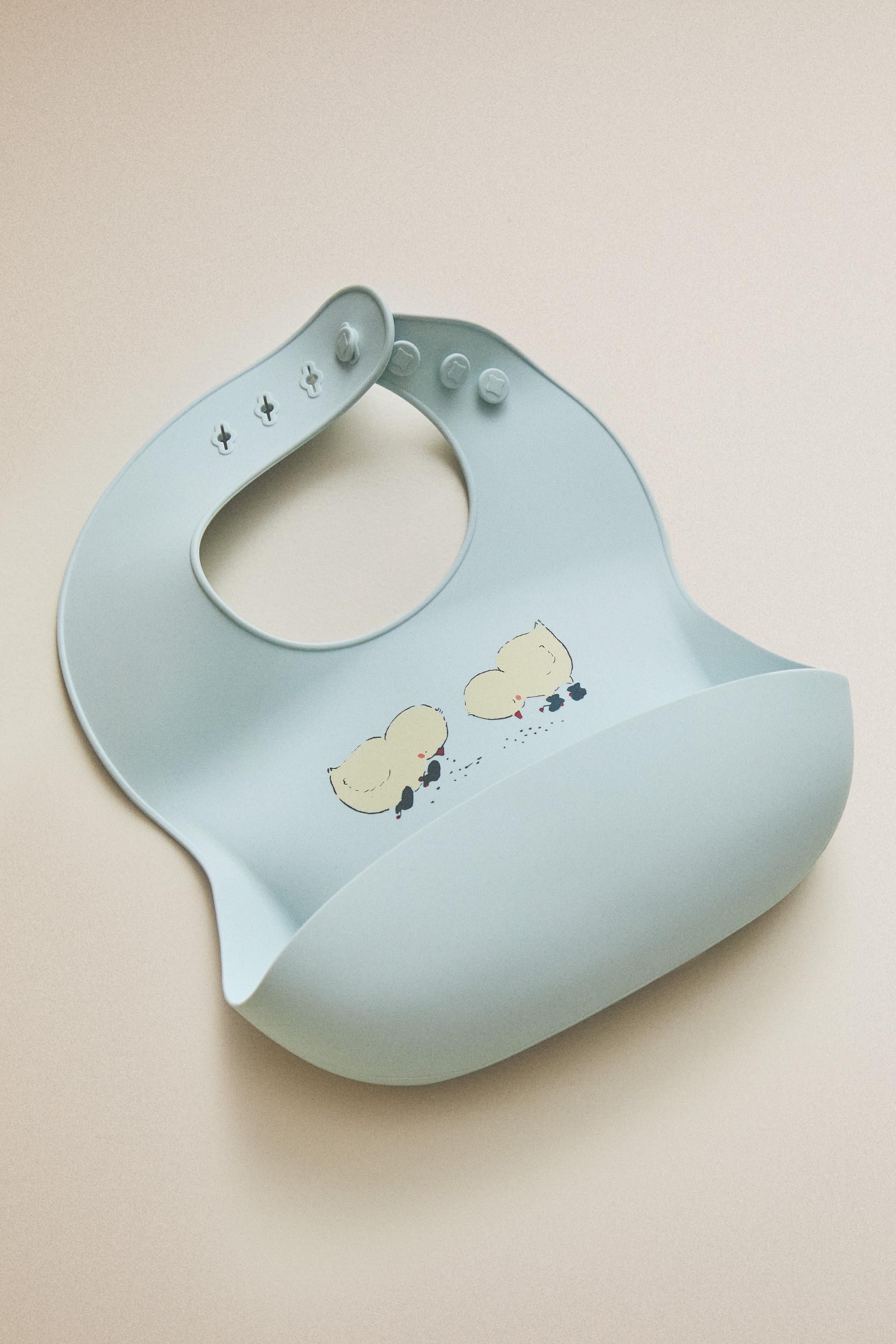 KIDS' SILICONE CHICK BIB